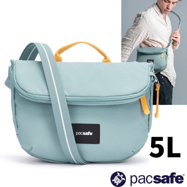 【Pacsafe】Go Anti Theft Saddle 防盜斜背包5L.單肩側背包/35140528 沁心藍✿30E010